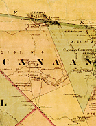 1878 map of Canaan, VT