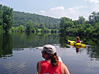 A view of the Connecticut River which is located just 5 minutes from Jackson's Lodge (Click for larger image.)