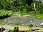 Public tenis courts at the Canaan Recreation Park 4 miles east of Jackson's Lodge (Click for larger image.)